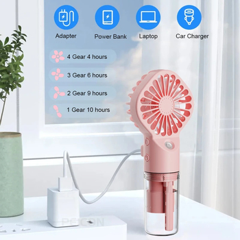 Portable Humidifier Fan Mini Handheld Mist Fan Portable USB Rechargeable Handheld Fan with Humidifier Mini Water Spray Hand Fan 2 Portable Humidifier Fan Mini Handheld Mist Fan Portable USB Rechargeable Handheld Fan with Humidifier Mini Water Spray Hand Fan 2